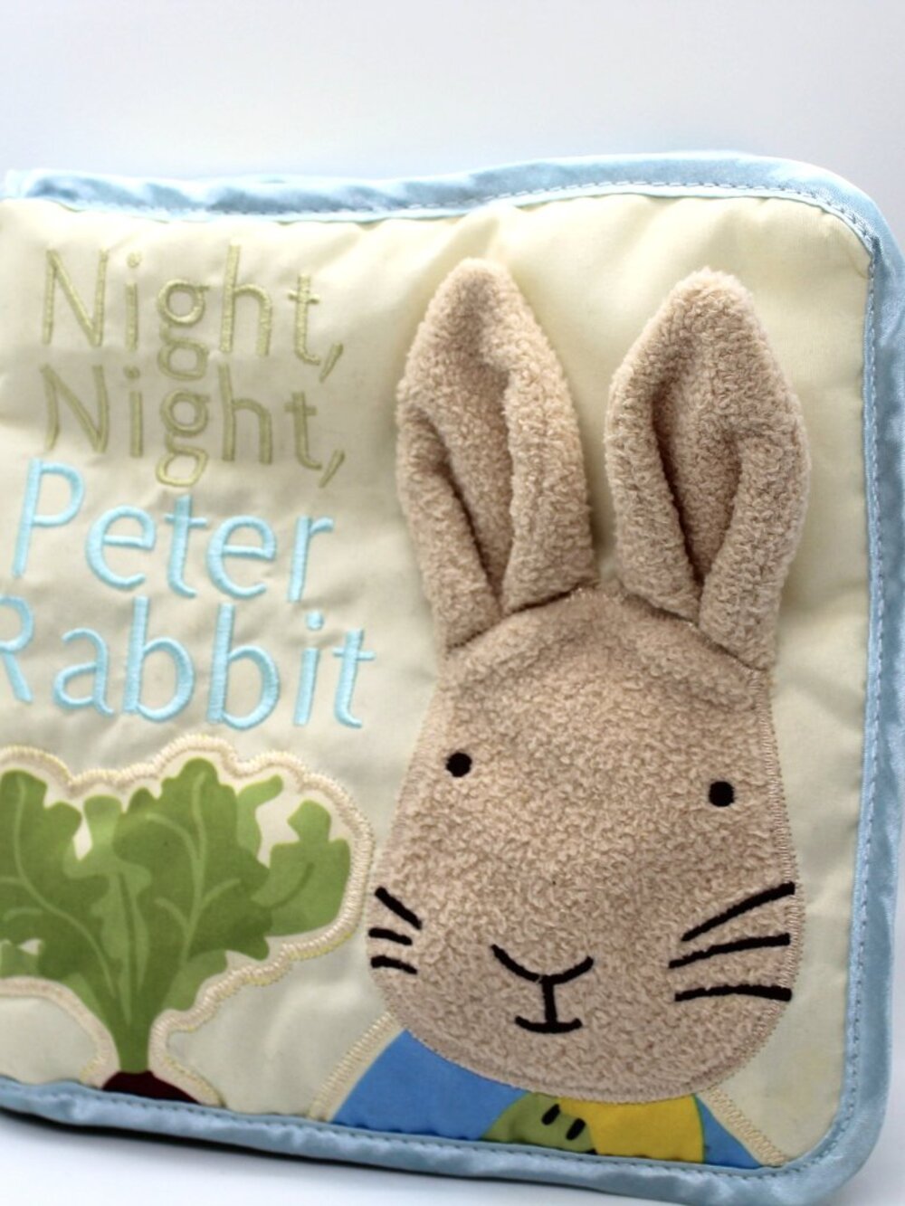 Night, Night Peter Rabbit by Beatrix Potter Soft Cloth & Crinkle Pages Baby Book